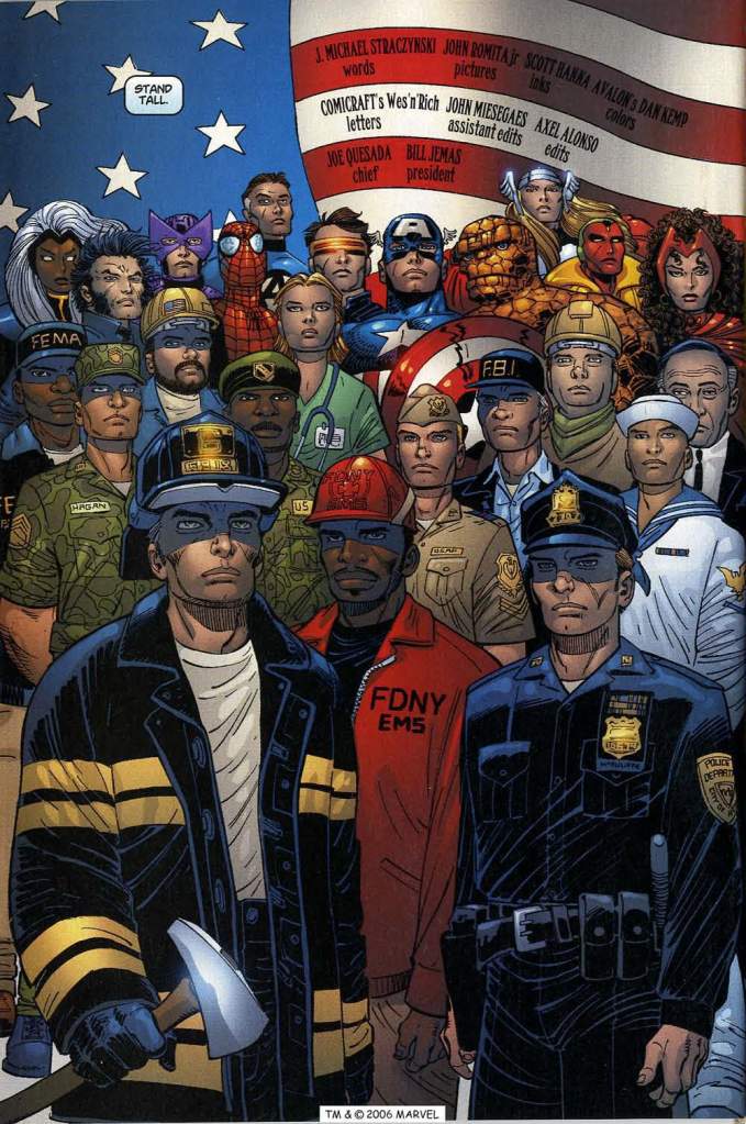 9/11, Marvel, Marvel Comics